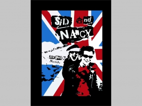 Sex  Pistols - Sid and Nancy chrbtová nášivka veľkosť cca. A4 (po krajoch neobšívaná)
